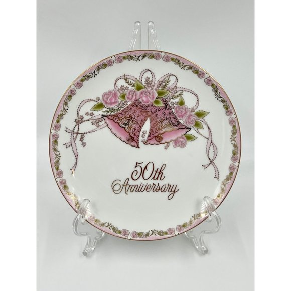 Norcrest Other - Vintage 8.5" Norcrest B50 Chatillon Fine China 50th Wedding Anniversary Plate